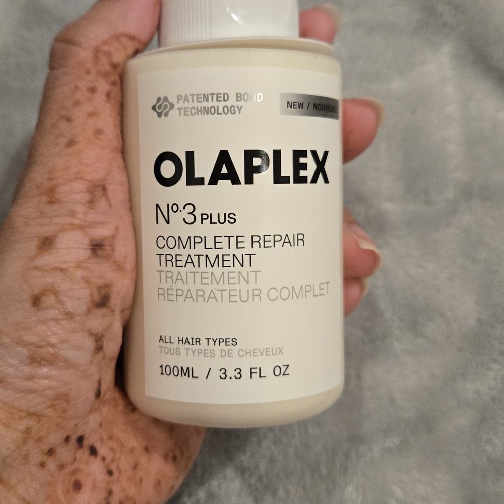 OLAPLEX No.3 Plus Complete Repair Treatment — White Cream Bottle